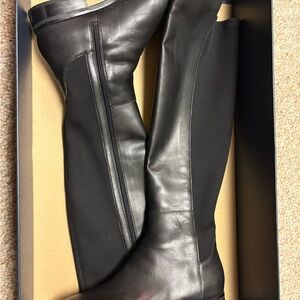 Cole Haan Women's Black over the knee Boots